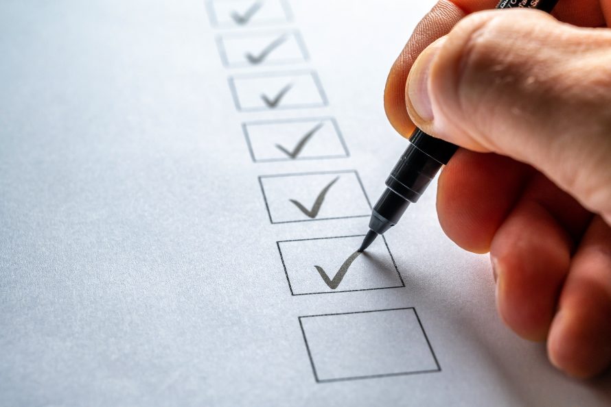 Checklista da casa de apostas