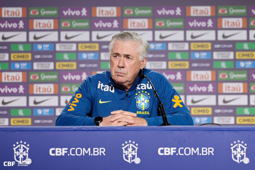 Brasil de Ancelotti vai ser alvo de apostas na Copa do Mundo.
